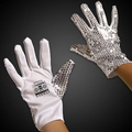 Silver Sequined Glove - Right Hand